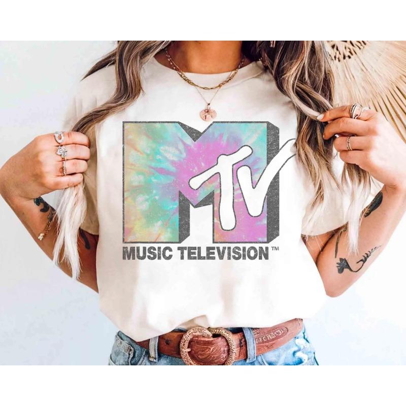MTV Music TV Sommer Neuer Stil Unisex Lässiges und Modisches T-Shirt