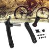 Aluminum Alloy Bike Crank Arm Set Bicycle Crank Arm Set with Bottom Bracket Kit Chainring Bolts