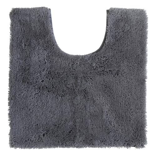 

OKA Dry-Good D Nature Toilet Mat, Regular Size (Approx. 65cm x 65cm), Dark Gray (Dry-Good, Absorbent, Quick-Drying, Antibacterial, Odor-Resistant, Was