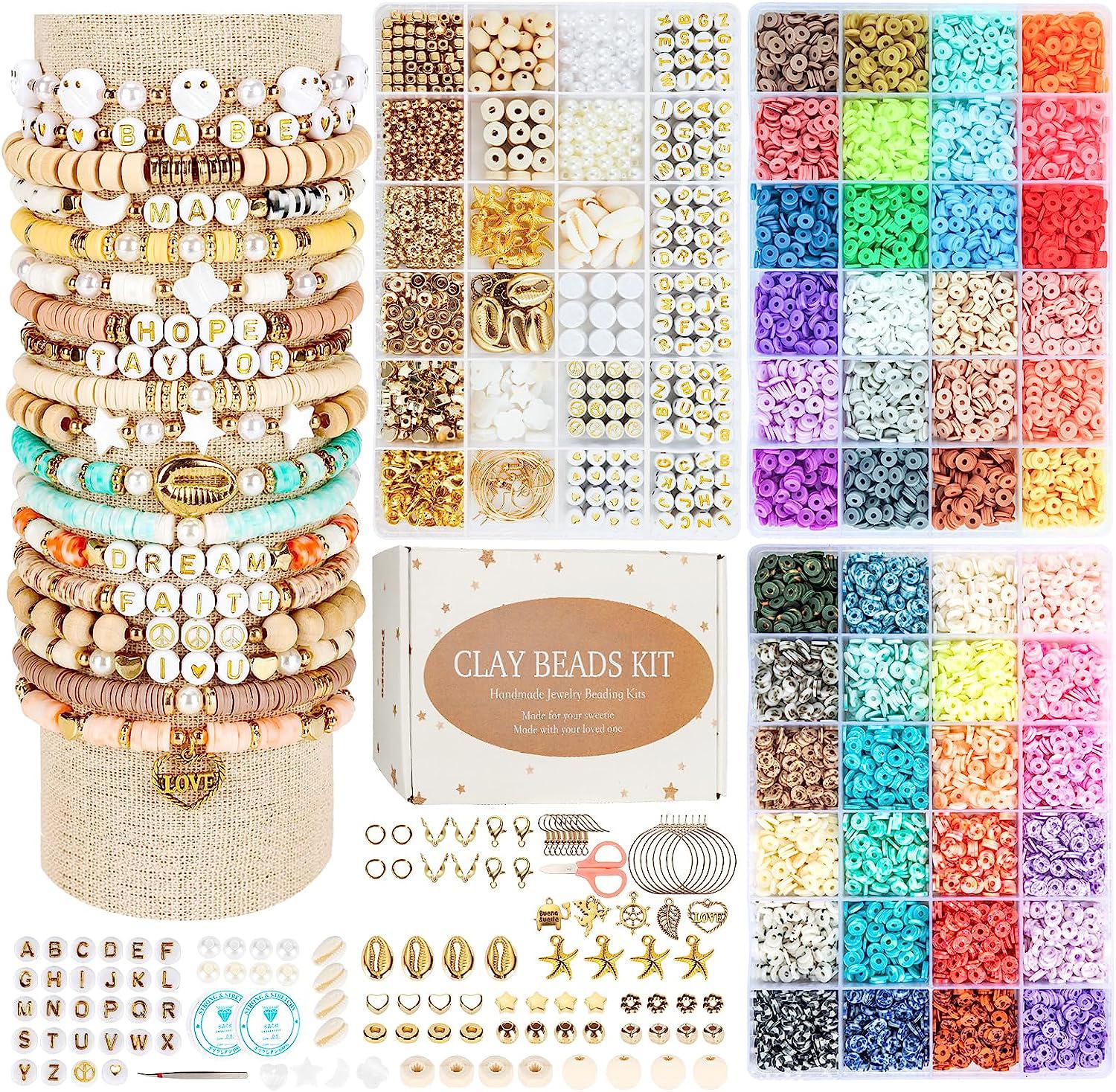 

Diy Jewelry Accessories Set Soft Pottery Sliced Clay Beads Bracelet Necklace Handmade Jewelry