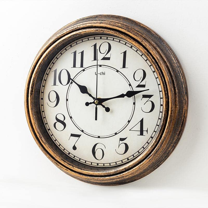 Wall Easy To Interior Antique New Opening F12 Clock, Nordic, Stylish, Silent, Vintage, Retro, Install, Italian, Goods, Style, Old-fashioned, Present,