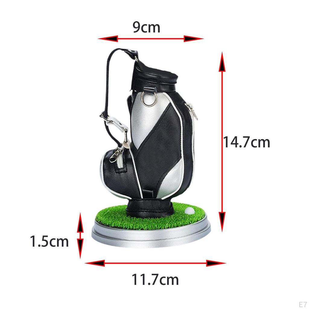 Golf Tasche Stift Halter Club Stifte Event Souvenir Bleistift Zink Legierung Miniatur