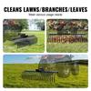 Tow Behind Landscape Rake 60" Lawn Dethatcher Rake with 21 Steel Tines