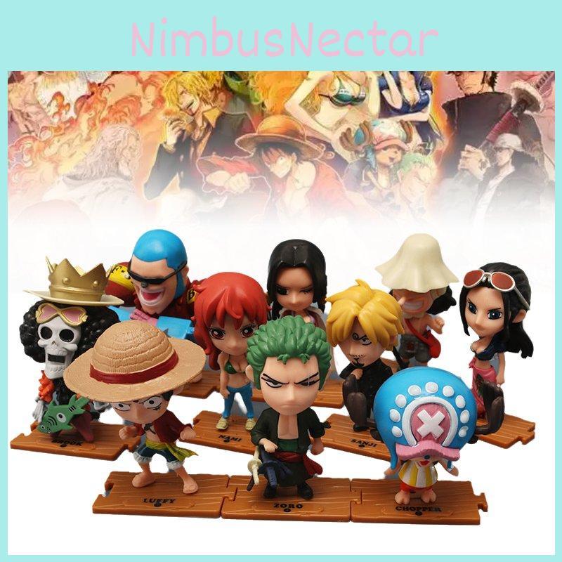 Stunning Pvc Collectible Figurines Set Featuring 10 Iconic Characters Luffy Zoro Sanji Nami