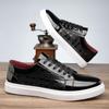 Men's Shiny Patent Leather Low-Top Formal Business Shoes 39-48