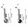 Solid Wheel Sidewind Round Swivel Trailer Jack With Bolt, Boat Trailer Jack Stable 1500 Lbs Trailer Jack for Trailer Garden Boat