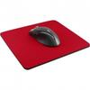 Tapis de souris - inline® - rouge - 250x220x6mm - monochrome - anti-dérapant