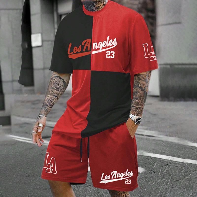 Fashion  3D Printed Men's Suit Oversized Clothing Short Sleeve Shorts Suit Men's Sportswear Summer Casual Suit