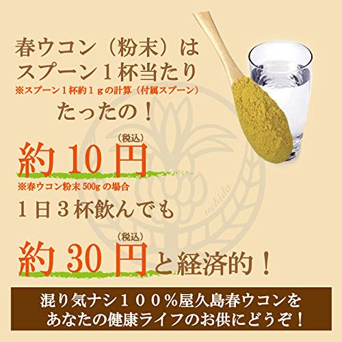 Established 30 Years Ago, Yakushima Spring Turmeric Powder 500g (Approx. 5-month Supply)