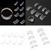 8pcs Clear Ring Size Adjusters For Loose Rings Invisible Spirals Design Silicone Resizer Guard Ring Adjuster Inserts