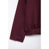 VAYLA Women Vintage Loose Lapel Jacket Burgundy Color Zipper Jacket New  Autumn Stylish Versatile Casual Jacket