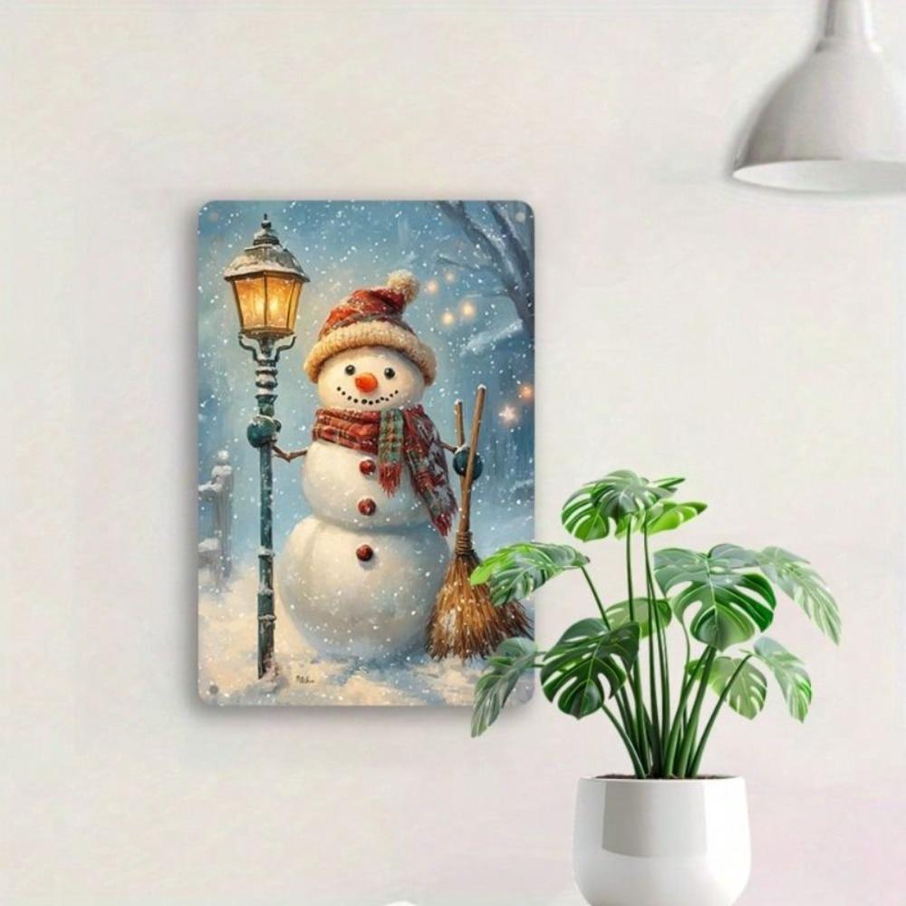 Retro Metal Wall Art Panel Living Room Decoration 20x30cm