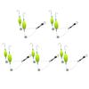 5Pcs Double Reverse Hooks Fishing Rig Smooth Casting Anti-Tangle Snag Resistant Split Hook Rig Freshwater Saltwater Jigging Fishing Accessories