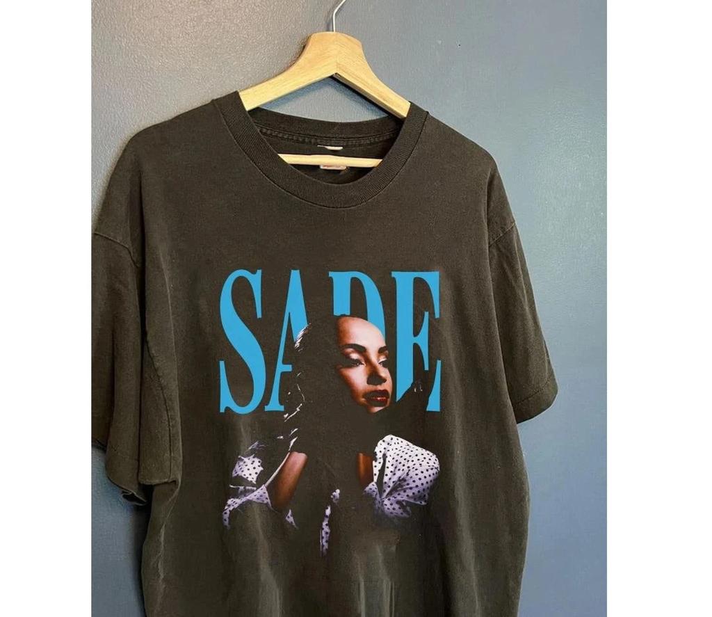 SALE - Vintage Sade Diamond Singer Tour T-Shirt, Fan Gift