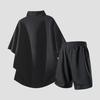 MEDE Men's Loose Fit Ice Silk Quick-Dry Sportswear Set