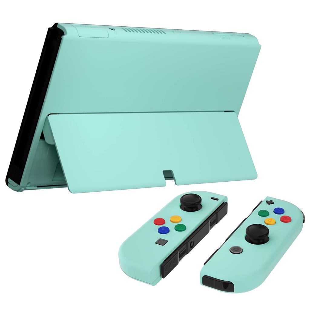 Not the Main Unit Back Plate Metal Switch for eXtremeRate Switch Compatible with Back Switch Compatible with Switch Handheld Controller Kick Stand and