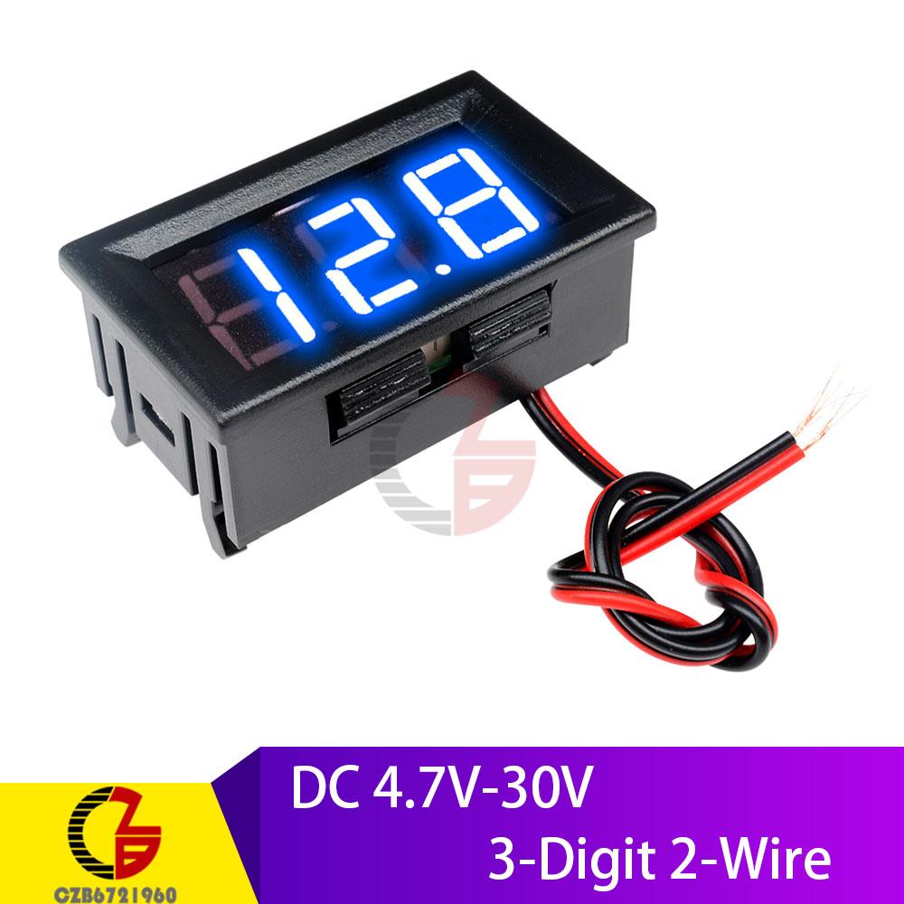 High Accuracy DC 100V 10A Digital Car Voltmeter Ammeter Motorcycle Voltage Indicator Tester Current Meter Replace USB Tester 12V