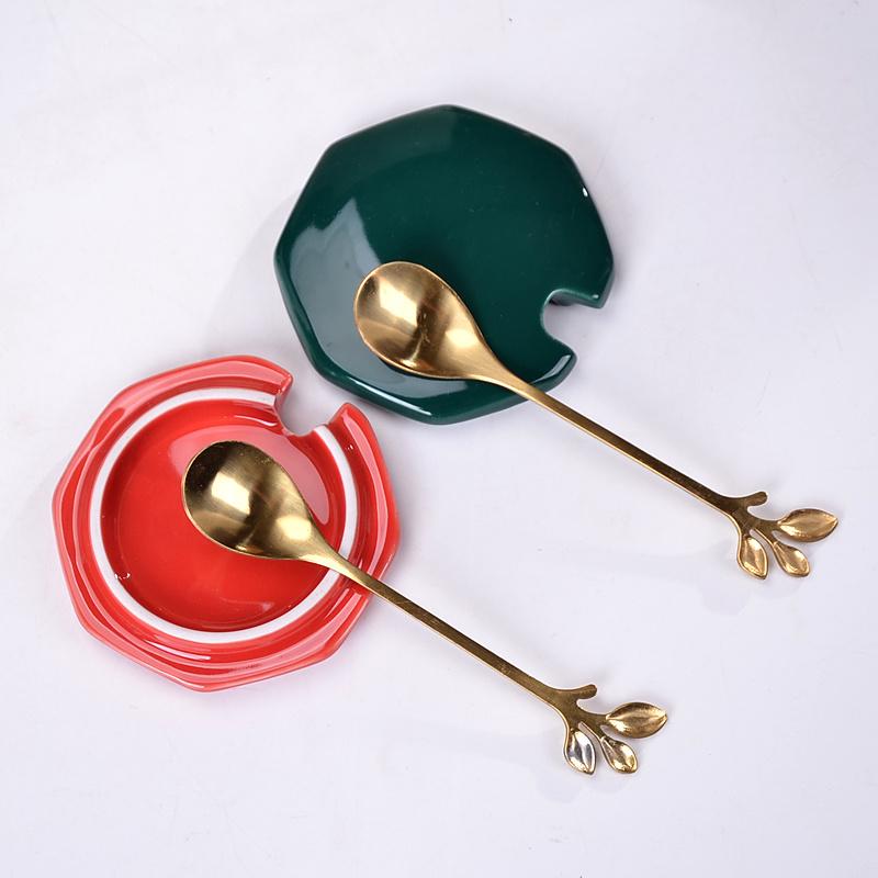 Creative Personality Trend Coffee Cup Nordic Style Ceramic Cup with Lid and Spoon Office Water Cup Gift Set