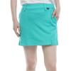 adidas Textured Skirt Solid Color Comfortable Front Split Hem Double-Sided Knitted Golf Casual Skirt Women Skirts Mint-Green HA5851