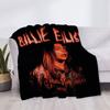 American Pop Singer Blanket Luxury Billi Cover Fluffy Soft Blankets & Throws Plaid Throw Sofa Microfiber Star H Anime Child Cute