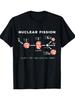 Men's Nuclear Physics T-Shirt with Uranium-235 Fission Equation & 235 Isotope Science-Themed Gift for Physicists Unisex Tee Tops