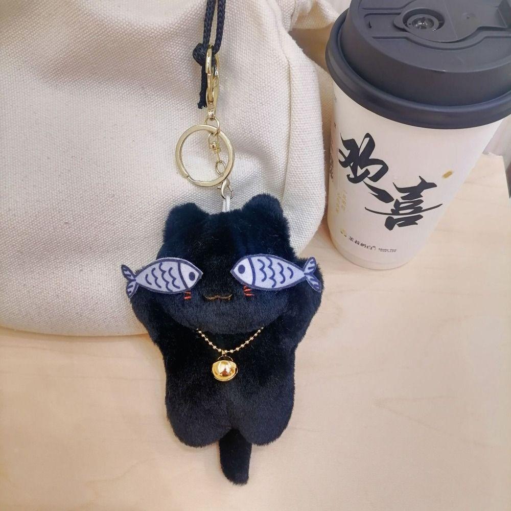 Cartoon Anime Cartoon Kitten Stuffed Doll Cat Cat Plush Keychain  Bag Pendant