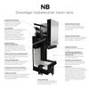 Steel Fireplace KRATKI NBC 800/400 Left Right 10 kW Ø 200 Lift-up