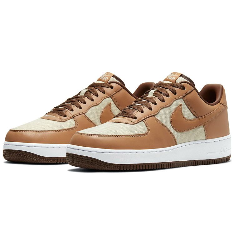 Nike Air Force 1 Low Acorn 2021 Unisex Sneakers Tan Natural Underbrush DJ6395-100