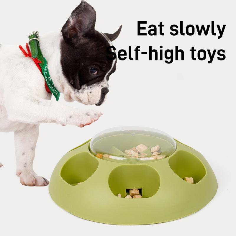 Pressure Food Leakage Dog Puzzle Toy Anti Slip Easy To Clean Safe Plastic Training Mental Pets Slow Feeder Interactive Dog Toys