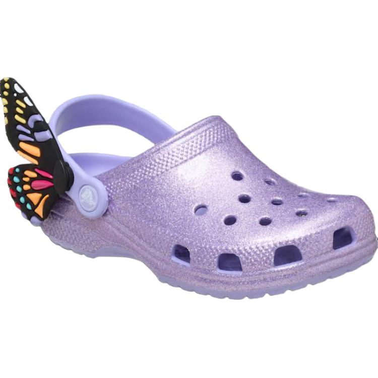 Crocs Slip Resistant Lightweight Cushioning Low Top Children's Sandals Purple Kids'