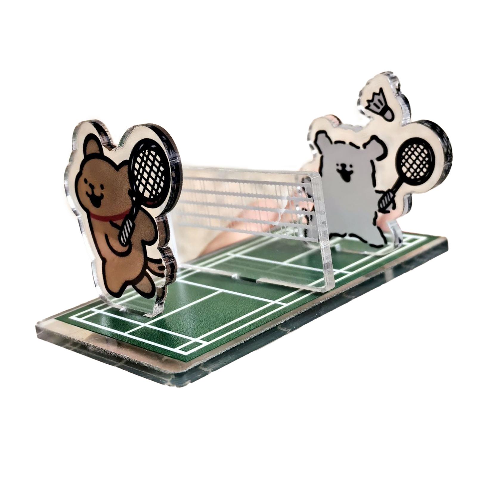 

Декоративная подставка для телефона, держатель для телефона на корте для бадминтона, регулируемый для просмотра матчей и тренировок B