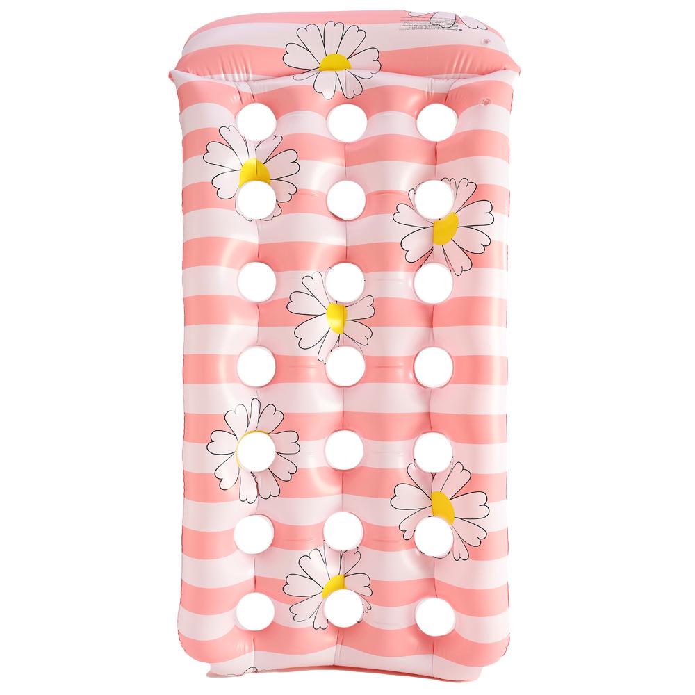 New Style Daisy Stripe Inflatable Pool Float Lounger