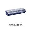 textureDurable Plastic Hardware And Multi-Compartment Organizer Box For Screws & Small Parts - Jewelry Storage Case