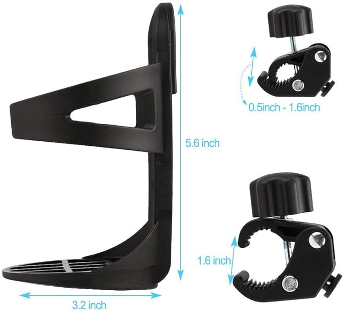 

Portable Drink Cup Holder For Walking Biking Easy To Install Bike Cup Holder Drink Holder Holder Cup