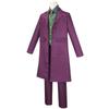 Batman The Dark Knight In Purple Joker Heath Ledger Halloween Ball Costume