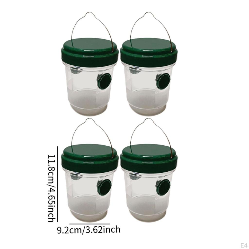4 Pieces Wasp Traps Outdoor Hanging for Flies Outside Farm Bee Catcher