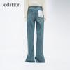 Edition Women's Vintage Flared Jeans with Split Hem