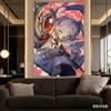Frieren 3D Visual Anime Tapestry  Magical Elf Polyester Wall Hanging for Bedroom Dorm Anime Decor