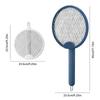 4 In 1 Electric Mosquito Killer Racket Electric Shocker UV Light Fly Swatter Summer Anti-mosquito Bug Zapper Trap