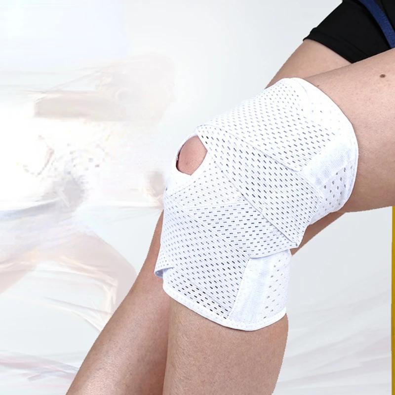 1PC Sports Knee Pads Men Women Pressurized Elastic Knee Pads Arthritis Joints Protector Fitness Gear Volleyball Run Knee Brace