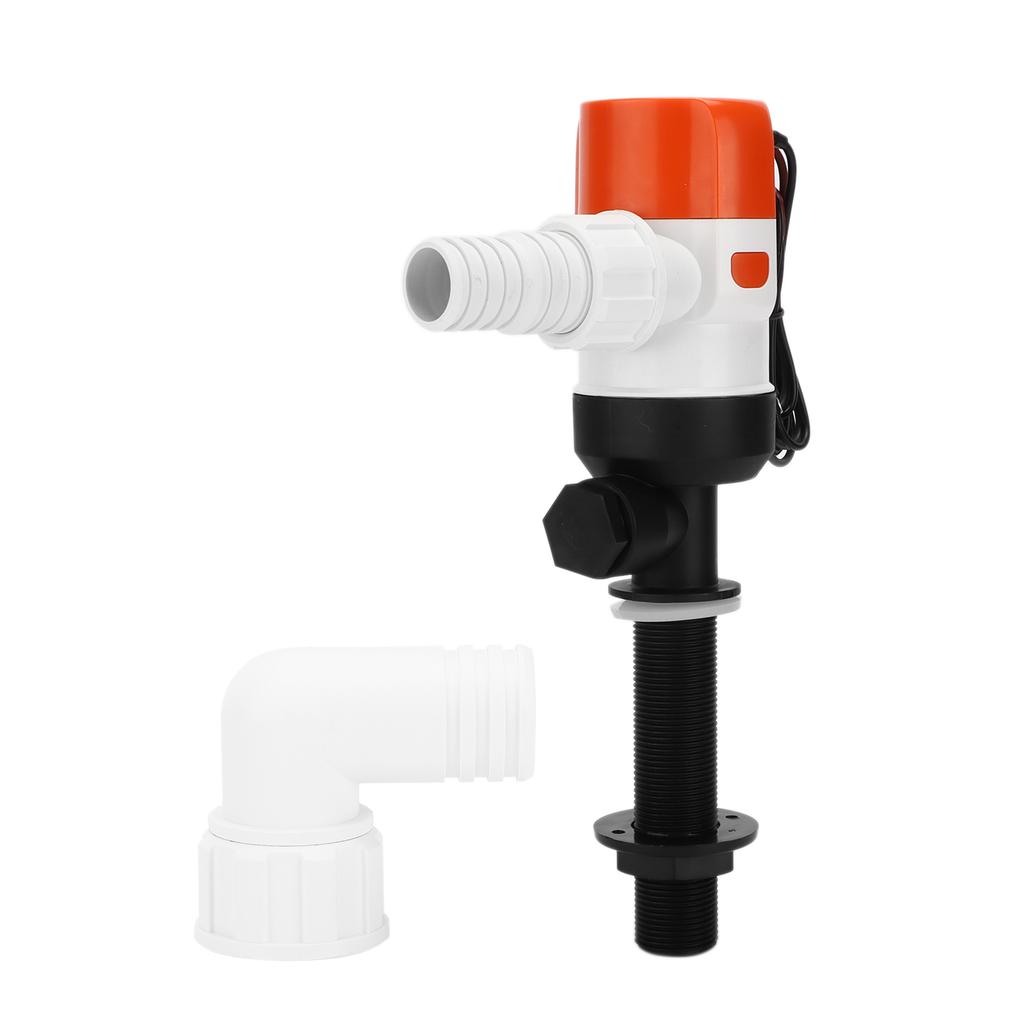 Fishing Boat Aeration Pump Live Bait Tank Aerator Submersible Cartridge Marine Accessories12V 1100GPH