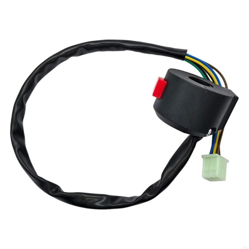 28GC High Temperature Resistant Motorcycle Engine Cut Off & Light Activation Switch Waterproof for Customization Enthusiasts