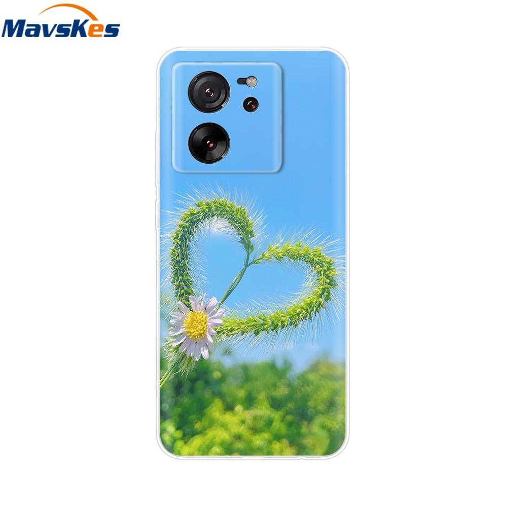 Mobile Phone Bag Case For Xiaomi 13T Case Mi13T Soft Silicone Cover For Xiaomi 13T Pro Clear Bumper For Xiaomi Mi 13T Pro Coque