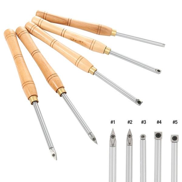 Tungsten Titanium Alloy Hand-held Woodworking Lathe Tool Turning Tools Sculpture