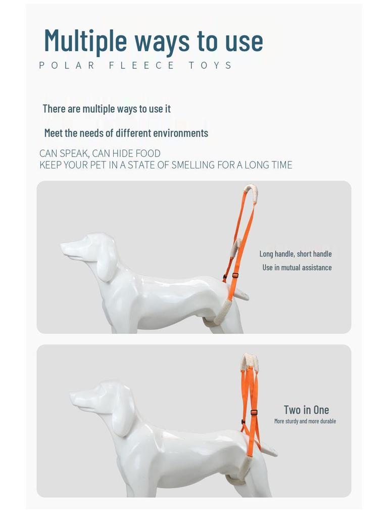 Pet Lifting Support Leash for Dogs - Forelimb & Hind Leg Assistance Post-Op or Senior Walking Aid