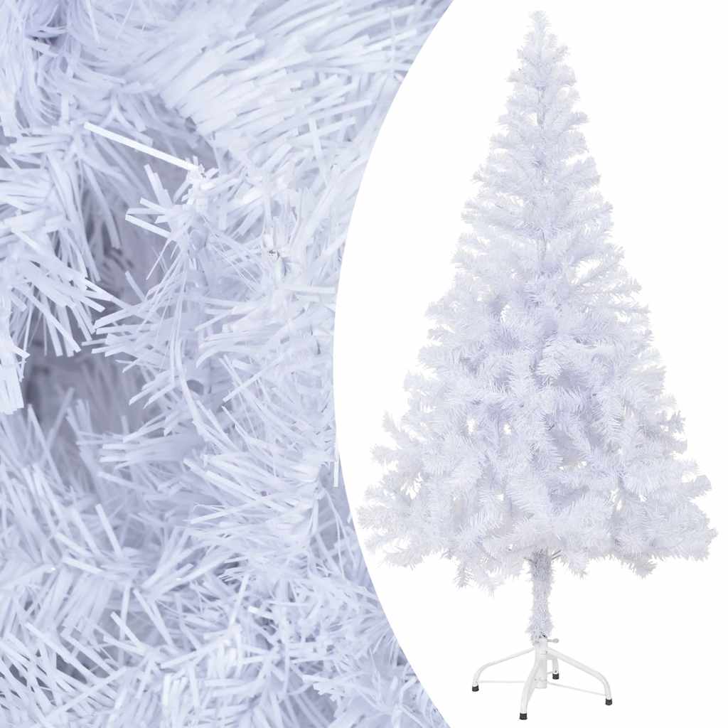 Vidaxl Sztuczna Choinka Z Lampkami I Bombkami, 120 Cm, 230 Gałązek