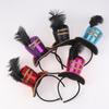 Mini Zylinder Federkappe Stirnband Zirkusdirektor Haarreif Cosplay Kostüm Haarreifen Kinder Erwachsene Haaraccessoires