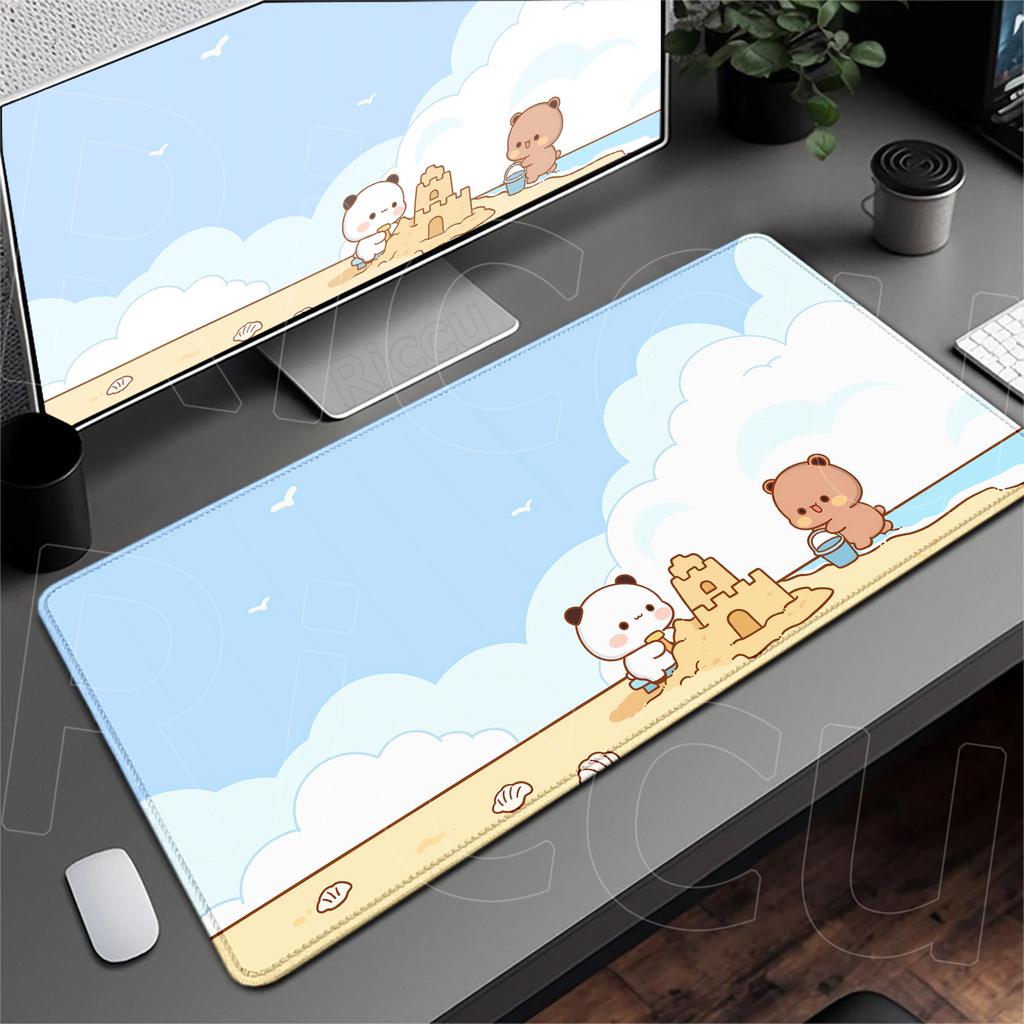 Anime Mousepad Kawaii Bubu Dudu Laptop Office Extend Deskmat PC Gaming Accessories HD Print Cute Rubber Carpet Non-slip Keyboard