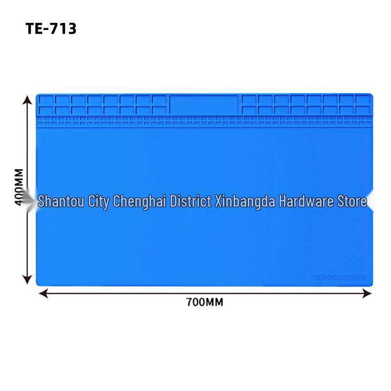 High-Temperature Resistant Silicone Repair Mat: Anti-slip, Anti-corrosion, Anti-static for Mobile Phone Repairs