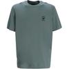 Ss25 Solid Color Round Neck Logo Print Short Sleeve T-Shirt Men Tops Dark-Green EM001068-AF12926-U9083